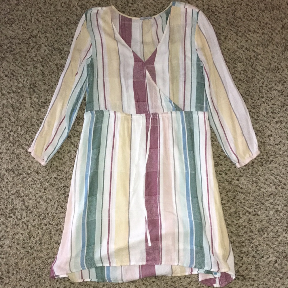 Striped Anthro mini dress